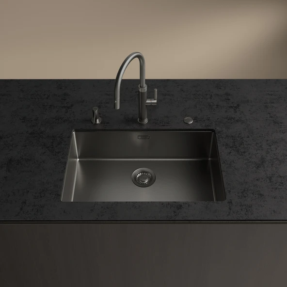 115.0711.555-Franke Mythos Masterpiece Copper Spiralli Armatür - Resim 6