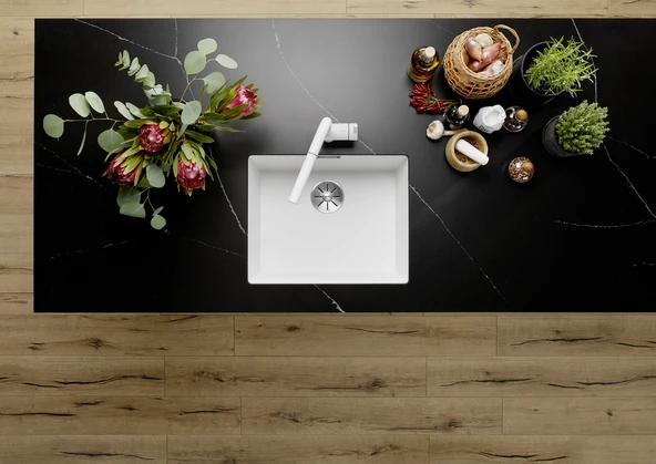 523433-Blanco Subline 500 - U Granit Eviye Kaya Gri - Resim 7