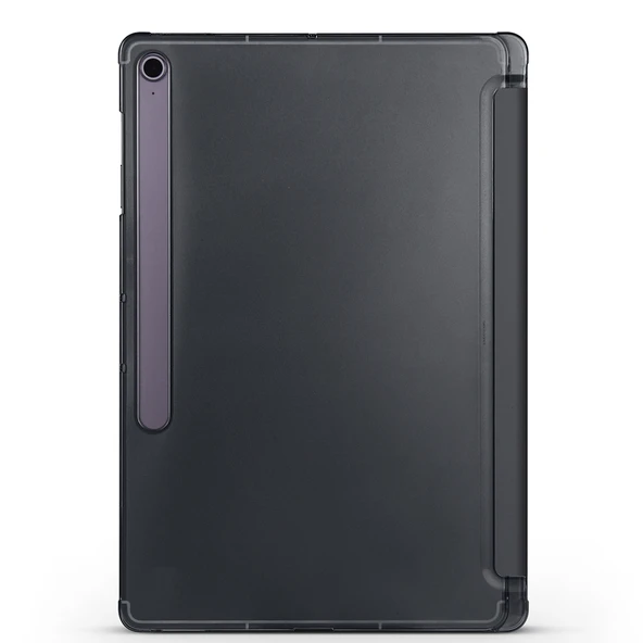 Samsung Galaxy Tab S10 FE Plus Smart Cover Kalem Bölmeli Standlı 1-1 Kılıf - Resim 8