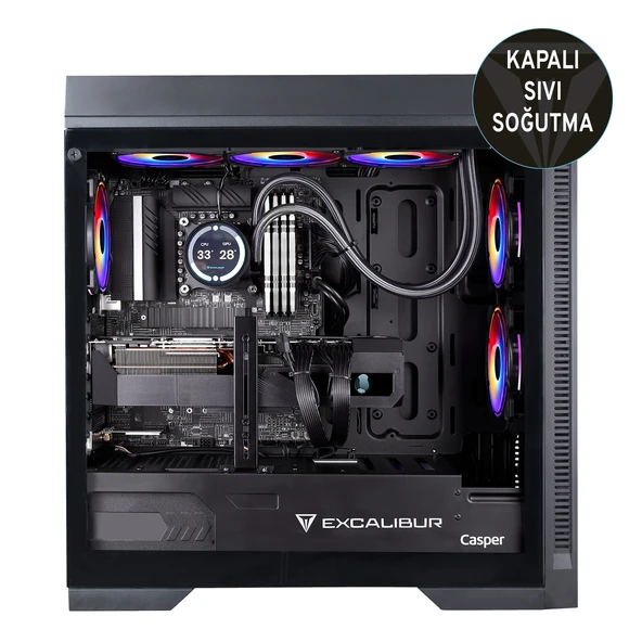 Casper Excalibur E75Z.265K-DFP0X-0LE Series 2 Intel Core Ultra 7-265KF 32GB RAM 1TB SSD Nvidia GeForce RTX 5070TI Freedos - 3