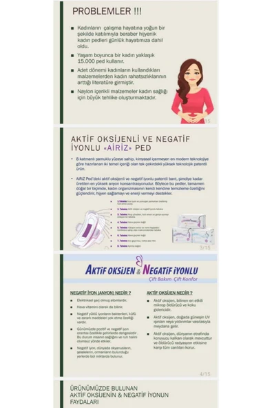 TİENZ AİRİZ Tiens Airiz Hijyenik Kadın Pedi 6'lı Paket - 4