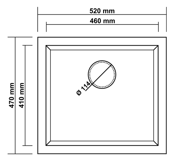 Morganit Gn-45 Granit Eviye (Metallic Black) - Resim 2