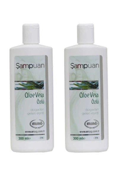 Ersağ Aloe Vera Özlü Şampuan 300ml 2adet