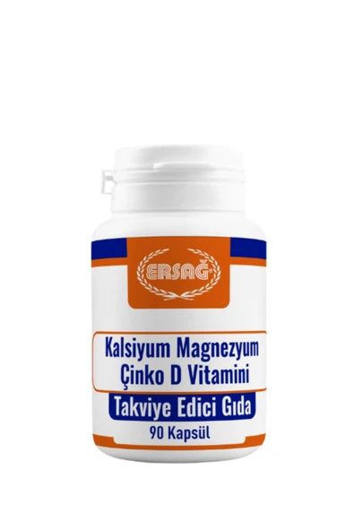 Ersağ Kalsiyum Magnezyum Çinko D Vitamini - Yeni Ambalaj Ve Tarihli - Er-say Grup