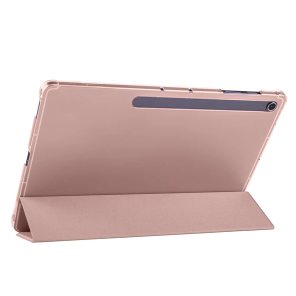 Samsung Galaxy Tab S10 FE Plus Smart Cover Kalem Bölmeli Standlı 1-1 Kılıf - Resim 12