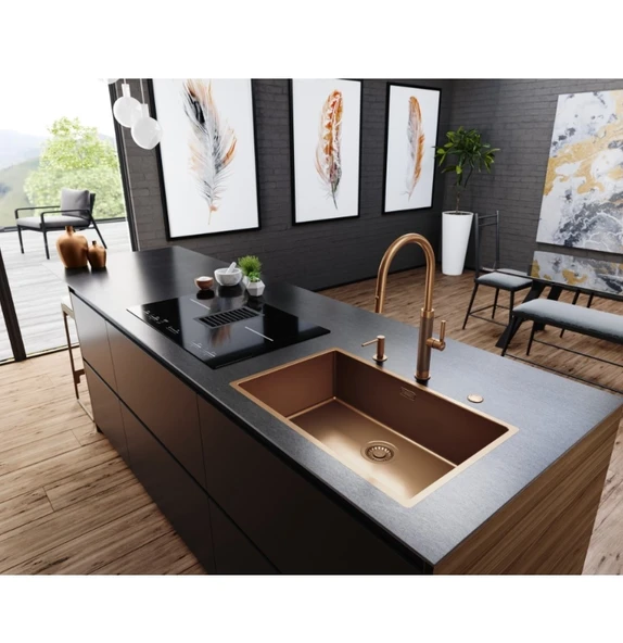 115.0711.557-Franke Mythos Masterpiece Copper Spiralli Armatür - Resim 8