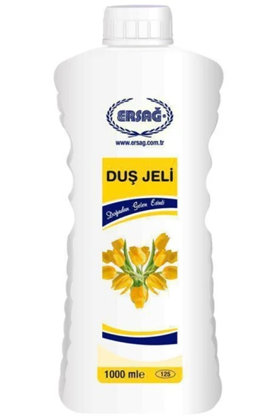 Ersağ Sarı Duş Jeli 1000ml / Doğadan Gelen Esinti