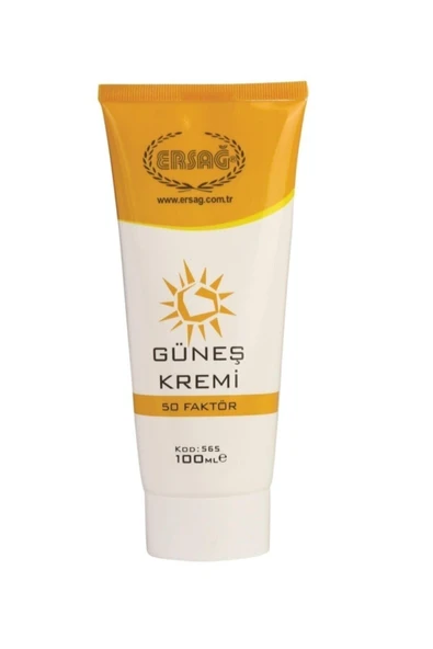 Ersağ Güneş Kremi 50 Faktörlü 100 ml
