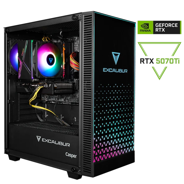 Casper Excalibur E65L.147F-EFP0X-0HE Intel Core i7-14700F 64GB RAM 1TB SSD Nvidia GeForce RTX 5070TI Freedos - 1