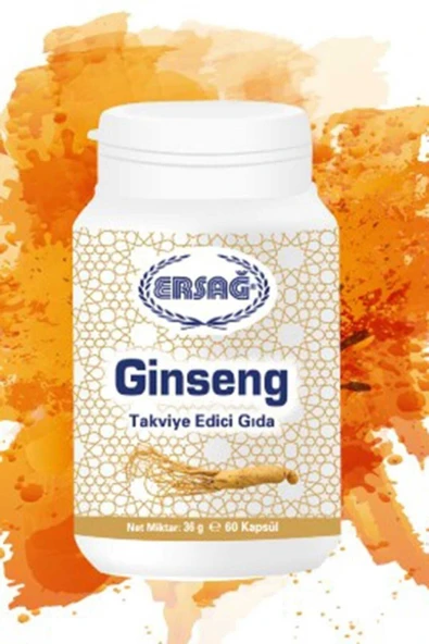 Ersağ Ginseng Takviye Edici Gıda 60 Kapsül 2004-13