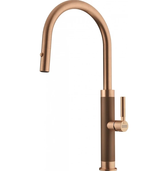 115.0711.557-Franke Mythos Masterpiece Copper Spiralli Armatür ürün görseli