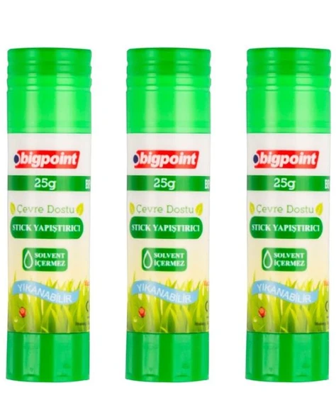 Bigpoint Stick Yapıştırıcı 25 gr 3 Adet BP491