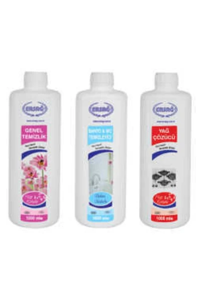 Ersağ Genel Temizlik + Bahar Kokulu Banyo & Wc Temizleyici + Yağ Çöz 1000 Ml._kopya(1) - 6