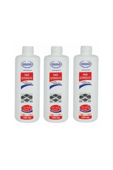 Ersağ Yağ Çözücü 1000 Ml 3 Adet