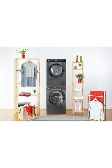 Hoover Hoover NDP C10TCBERX-S 10 Kg Wi-Fi + Bluetooth Bağlantılı Antrasit Kurutma Makinesi - 3