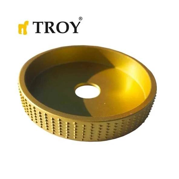 Troy 25090 Avuç Taşlama İçin Ahşap Törpüleme Oyma Diski, 100mm ürün görseli