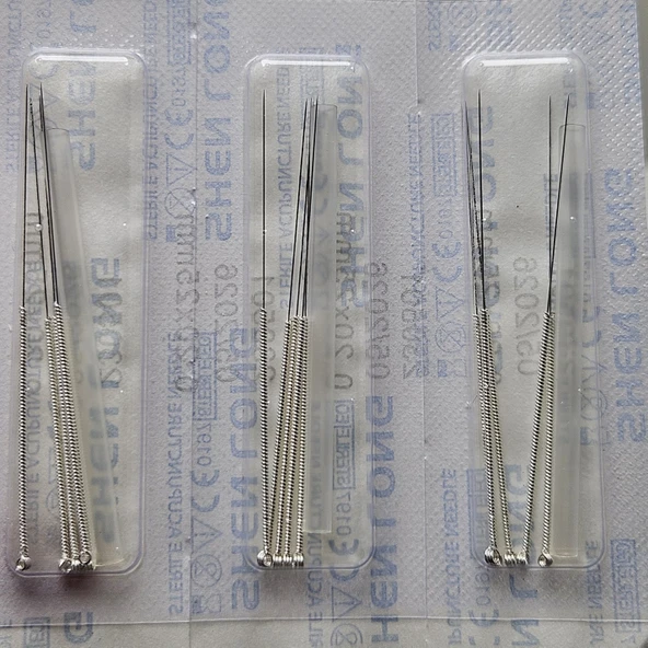 Shenlong 500 adet Çelik Akupunktur İğnesi 0.20 x 25 mm - 2