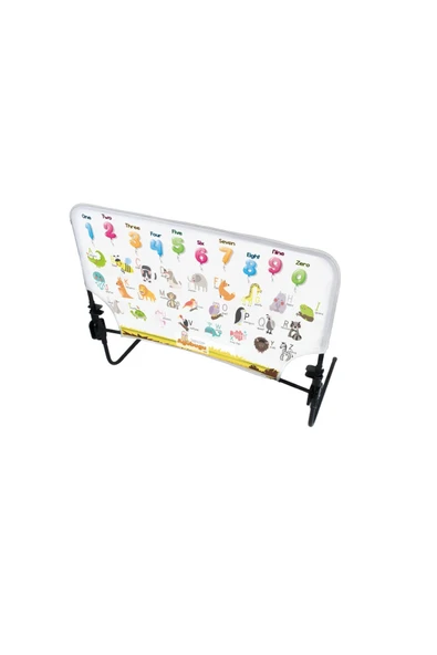 Sayılar Ve Harfler Öğretici Katlanabilir Yatak Bariyeri 90cm - 3