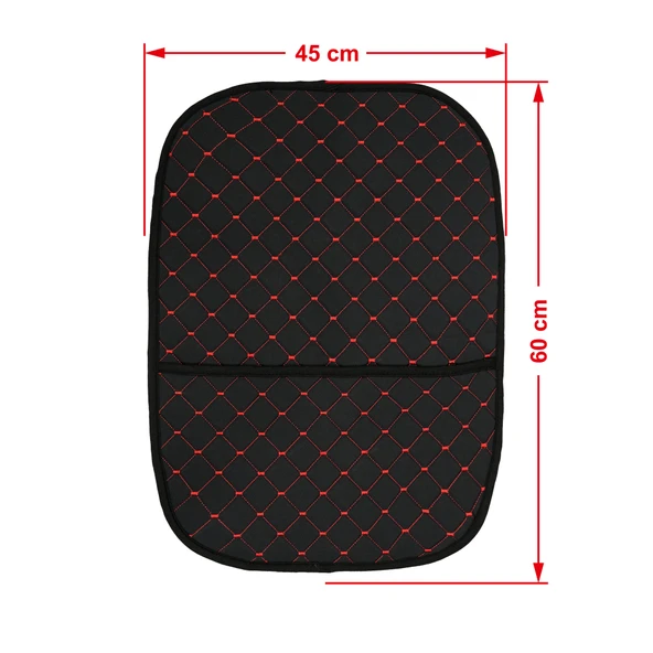 Redline Serisi Dokuma Kumaş Oto Koltuk Arkası Koruyucu Cepli Organizer 2 Adet - 3