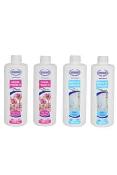 Ersağ Genel Temizlik * 2 Adet + Bahar Kokulu Banyo & Wc Temizleyici * 2 Adet 1000 ml - 4