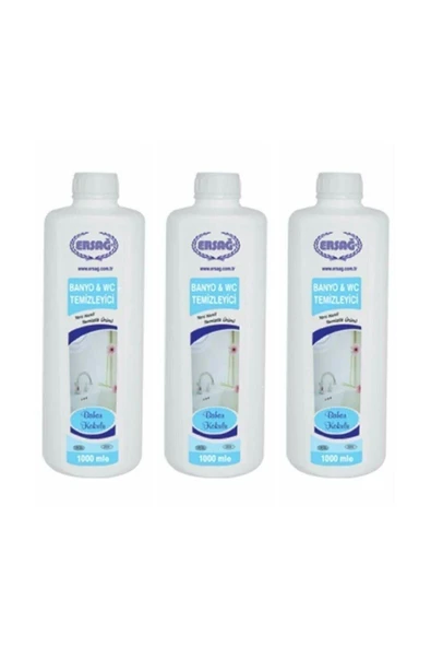 Ersağ Bahar Kokulu Banyo Wc Temizleyici 3 Adet X 1000 Ml.