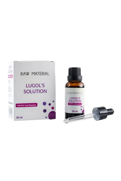 Raw Material Lugols Solution İyot %2 Damla 30 ml ürün görseli