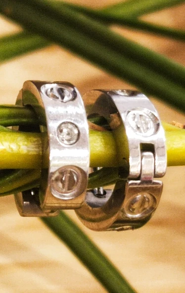 Monalisa Home Lüks Küçük Metal Küpe ürün görseli 1