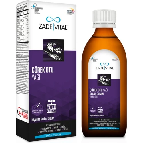 Zade Vital Çörek Otu Yağı 150 ml ürün görseli