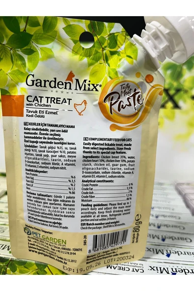 Gardenmix Tavuk Eti Ezmeli Kedi Ödülü 80gr - 2