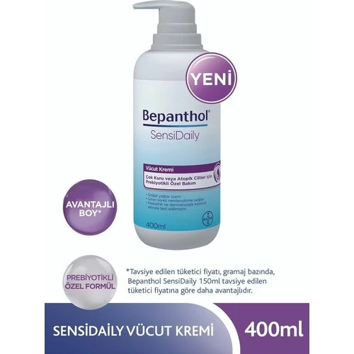 Bepanthol SensiDaily Vücut Kremi 400 ml