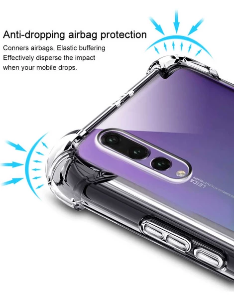 Huawei P20 Pro Kılıf Zore Nitro Anti Shock Silikon Kılıf - 8