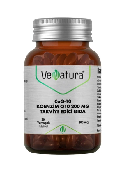 Venatura Coq 10 Koenzim Q10 200 Mg Takviye Edici Gıda 30 Kapsül - 1