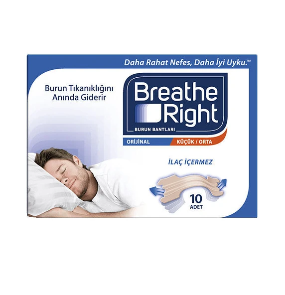 Breathe Right Burun Bandı - Küçük-Orta 10 Adet ürün görseli