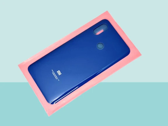 Tkgz - Xiaomi Mi 8 Arka Kapak Batarya Kapağı - MAVİ ürün görseli 1