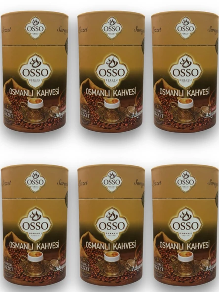 Osso 6’li Silindir Osmanlı Kahvesi(6X200=1200gr)