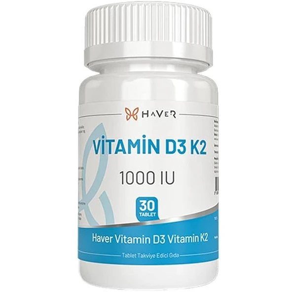 Haver Vitamın D3 K2 30 Tablet ürün görseli