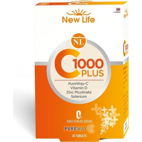 New Life C-1000 Plus Takviye Edici Gıda 30 Kapsül ürün görseli