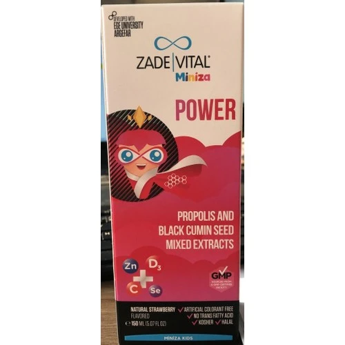 Zade Vital Miniza Power Sıvı Takviye Edici Gıda 150 ml ürün görseli