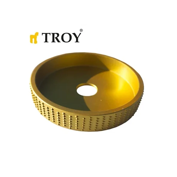 Troy 25091 Avuç Taşlama İçin Ahşap Törpüleme Oyma Diski, 115mm - 1