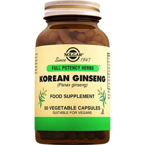 Solgar Korean Ginseng 50 Kapsül ürün görseli