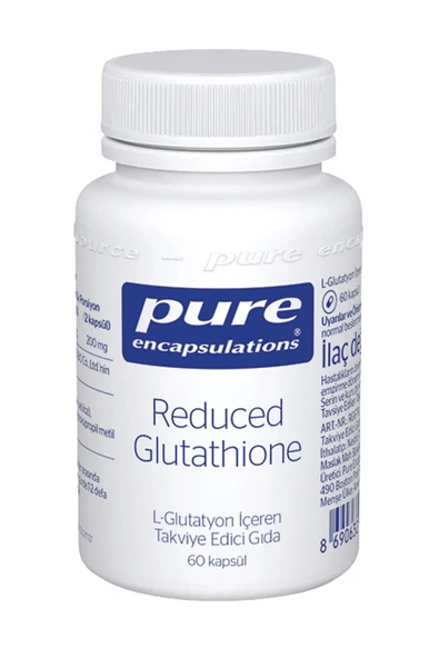 Pure Encapsulations Reduced Glutathione 60 Kapsül ürün görseli