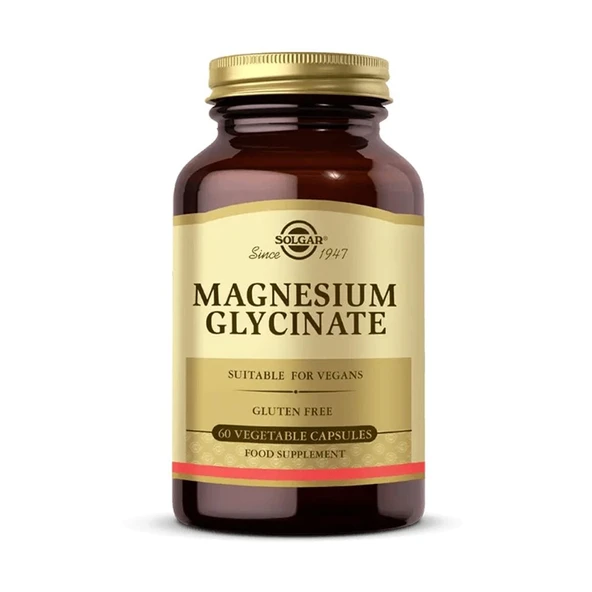 Solgar Magnesium Glycinate İçeren Takviye Edici Gıda 60 Kapsül ürün görseli