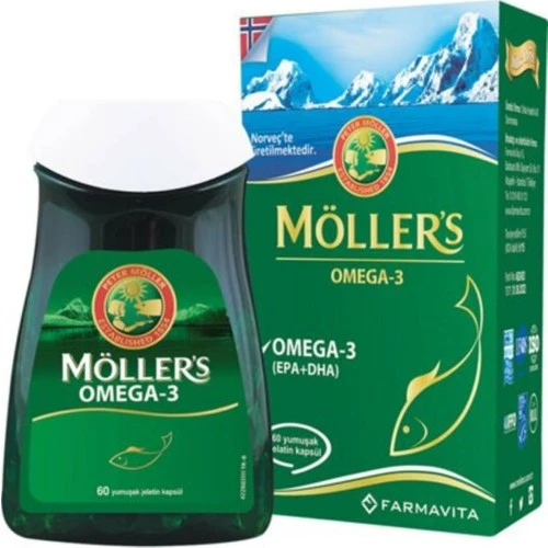Mollers Omega 3 Takviye Edici Gıda 60 Yumuşak Kapsül ürün görseli