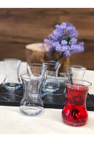 Demet 6 Parça Çay Bardağı