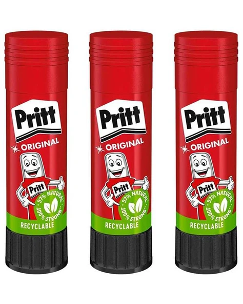 Pritt Stick Yapıştırıcı 43 gr 3 Adet