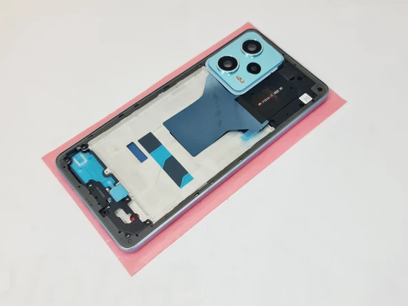 Tkgz - Xiaomi Redmi NOTE 12 PRO  - 5G -  FULL KASA Arka Kapak Batarya Kapağı - MAVİ - Resim 2