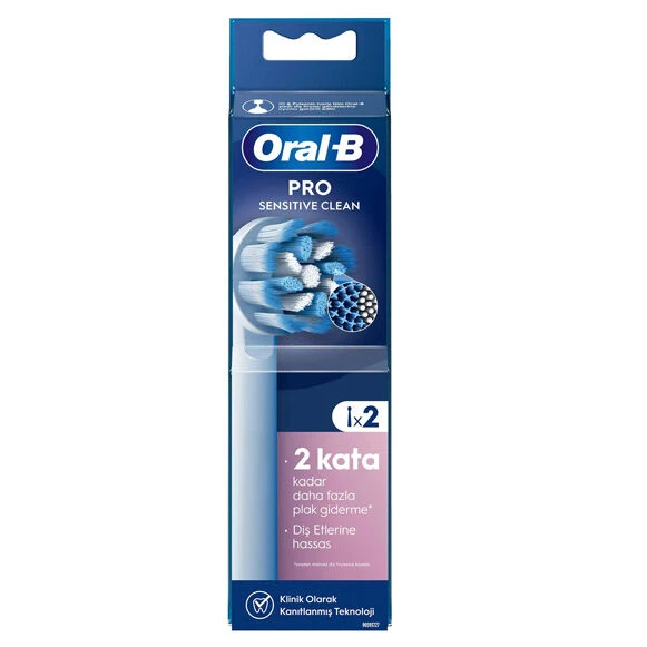 Oral-B Pro Sensitive Clean 2li Yedek Fırça Başlığı - 1