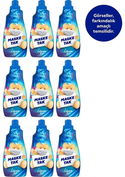 Yumoş Yumuşatıcı Lilyum 1440 ml 9 x 60 Yıkama