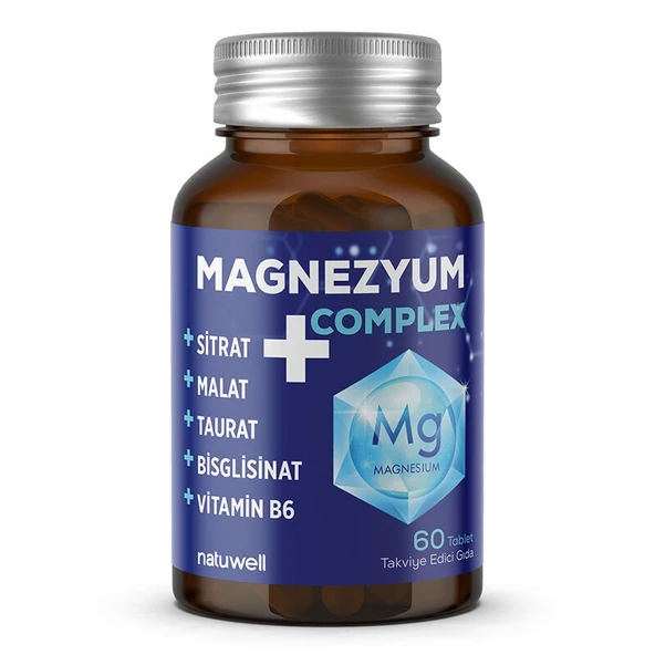 Natuwell Magnezyum Complex 60 Tablet ürün görseli