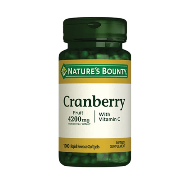 Natures Bounty Cranberry With Vitamin C Takviye Edici Gıda 100 Jelatin Kapsül ürün görseli